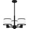Quoizel Kylen Chandelier 3 Lights Matte Black KYL2822MBK - alternate 1